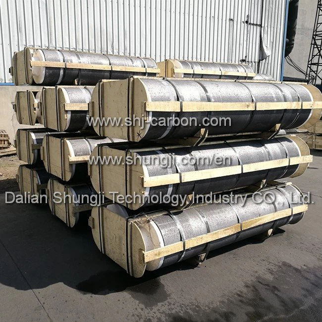 High Quality Graphite Electrode HP 350mm with Nipple T3n for Electric Furnace