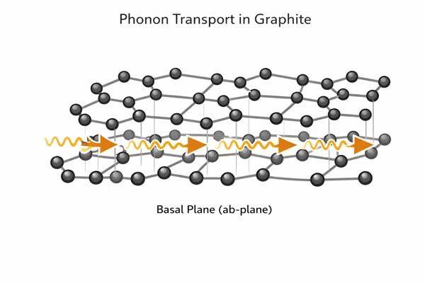 Phonon transport illustration Phonon transport illustration