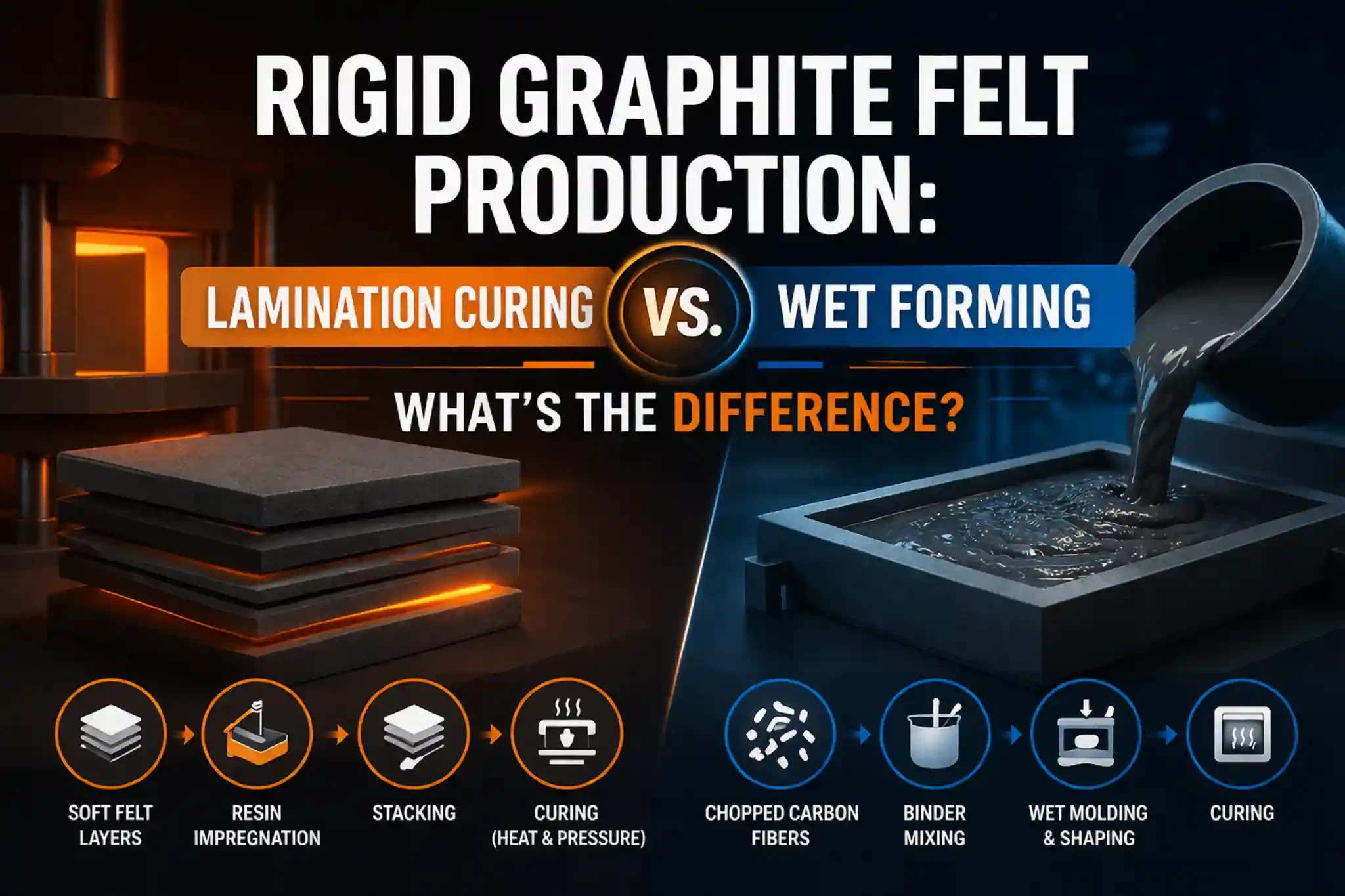 Rigid Graphite Felt Production